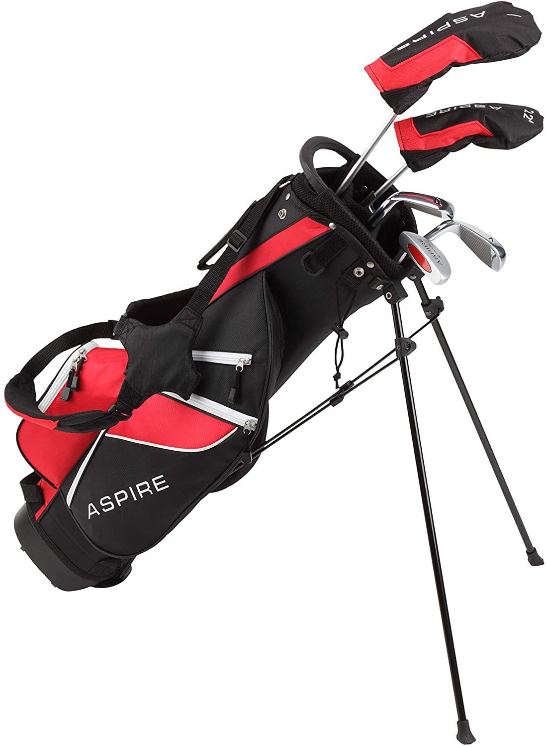 Aspire Junior Plus Complete Golf Club Set for Children, Kids - 5 Age Groups Boys and Girls - Right Hand - JOY2ESpree
