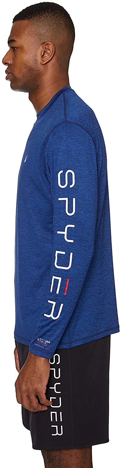Spyder Men's Heather Long Sleeve Rashguard