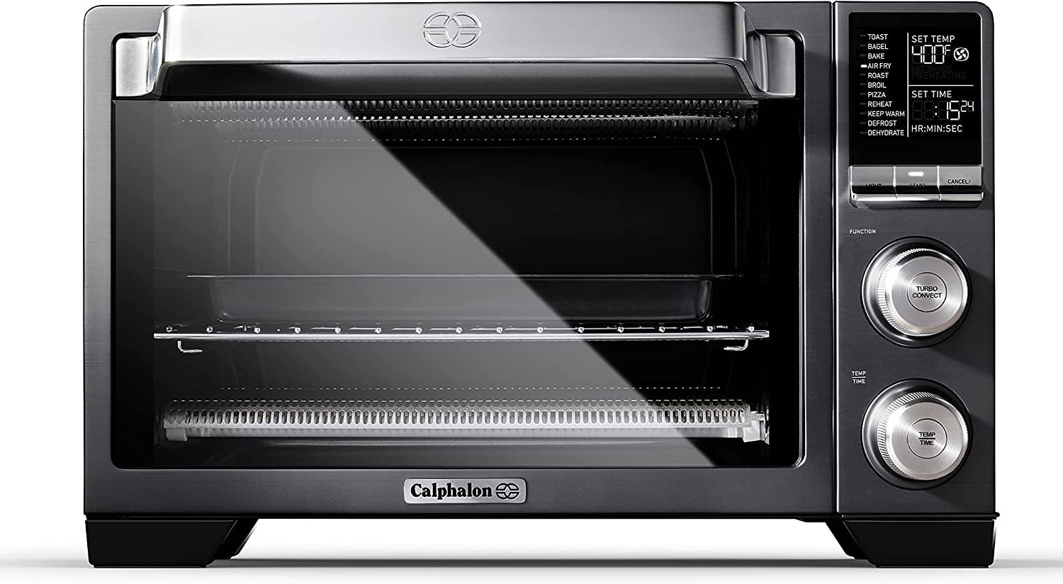 Calphalon Performance Air Fry Convection Oven, Countertop Toaster Oven, Dark Stainless Steel - JOY2ESpree