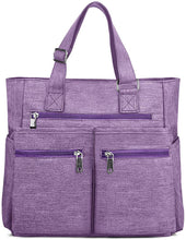 
                        
                          將圖片載入圖庫檢視器 Canvas Tote Bag Waterproof Nylon Multi Pocket Shoulder Bags Laptop Work Bag Teacher Purse and Handbags for Women &amp; Men
                        
                      