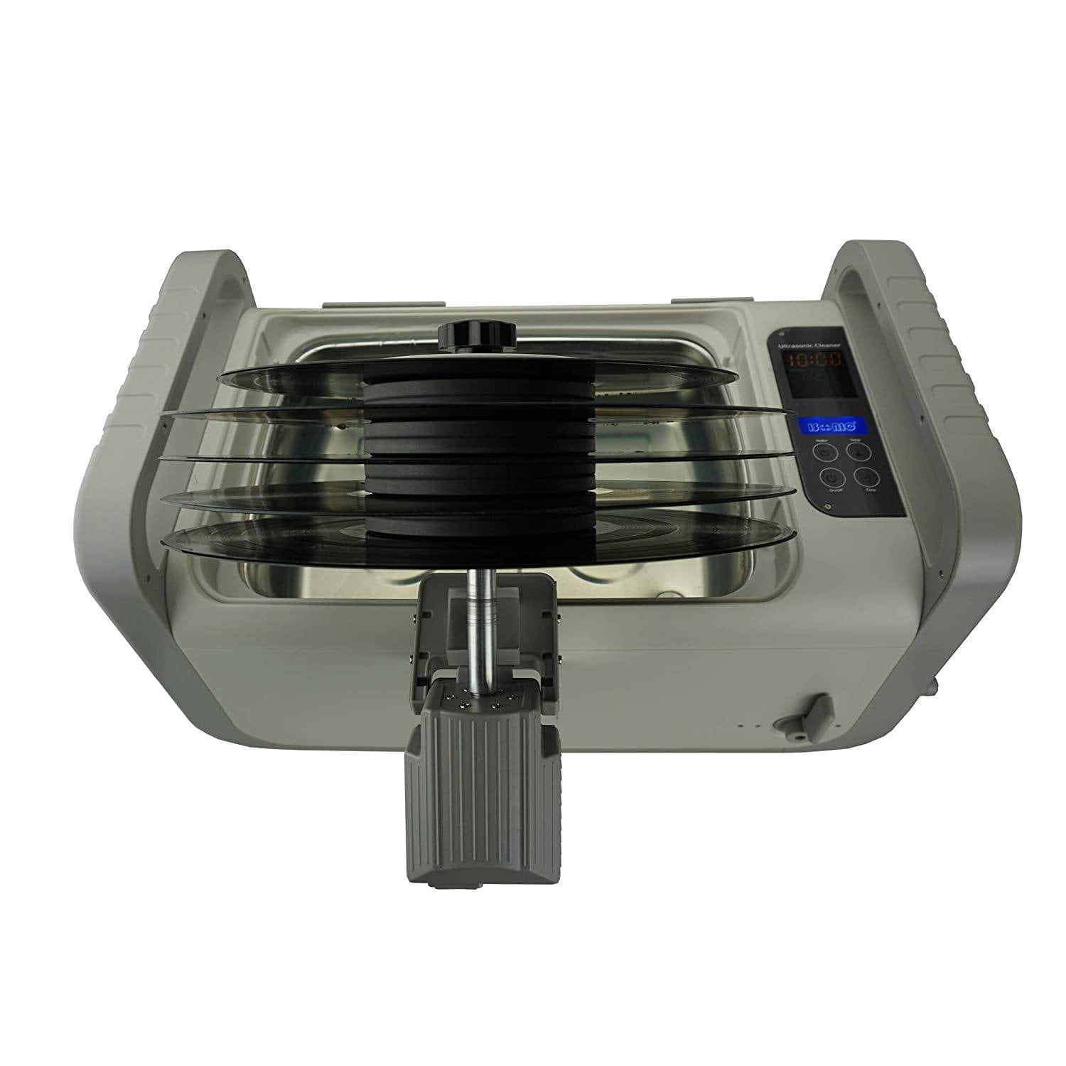 iSonic P4875II+MVR10 Motorized Ultrasonic Vinyl Record Cleaner, 110V (10-Records) - JOY2ESpree