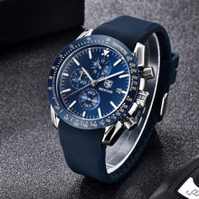 
                        
                          Muat gambar ke penampil Galeri, BENYAR Chronograph Mens Watch Quartz Movement 30M Waterproof | Leather Watch Strap
                        
                      