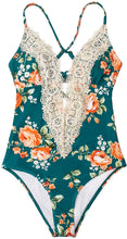 
                        
                          Muat gambar ke penampil Galeri, CUPSHE Fashion Women's Ladies Vintage Lace Bikini Sets Beach Swimwear Bathing Suit
                        
                      