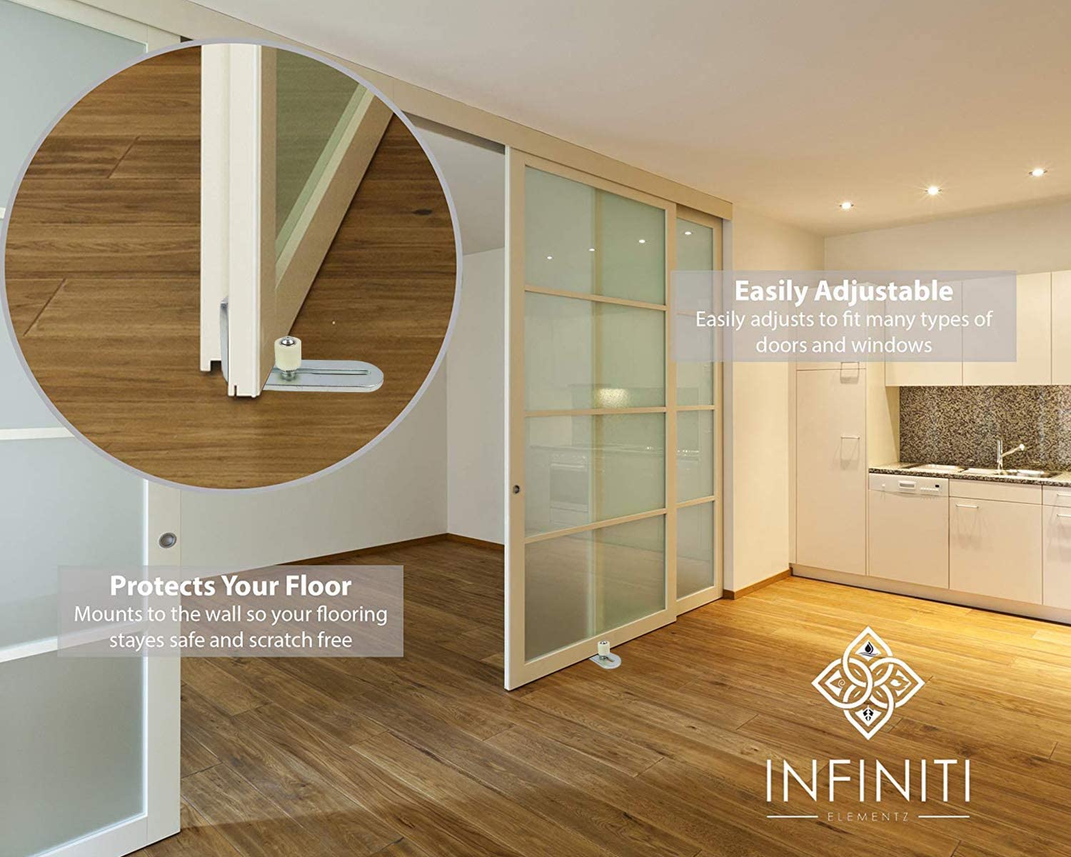 New Improved Design!!! Barn Door Floor Guide | Smooth AS Butter Bearings!!!