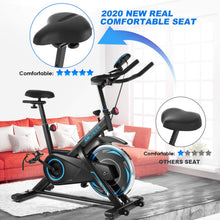
                        
                          Cargar imagen en el visor de la galería, ANCHEER Exercise Bike Stationary, 49 Lbs Weight Capacity- Indoor Cycling Bike with Tablet Holder and LCD Monitor for Home Workout - JOY2ESpree
                        
                      