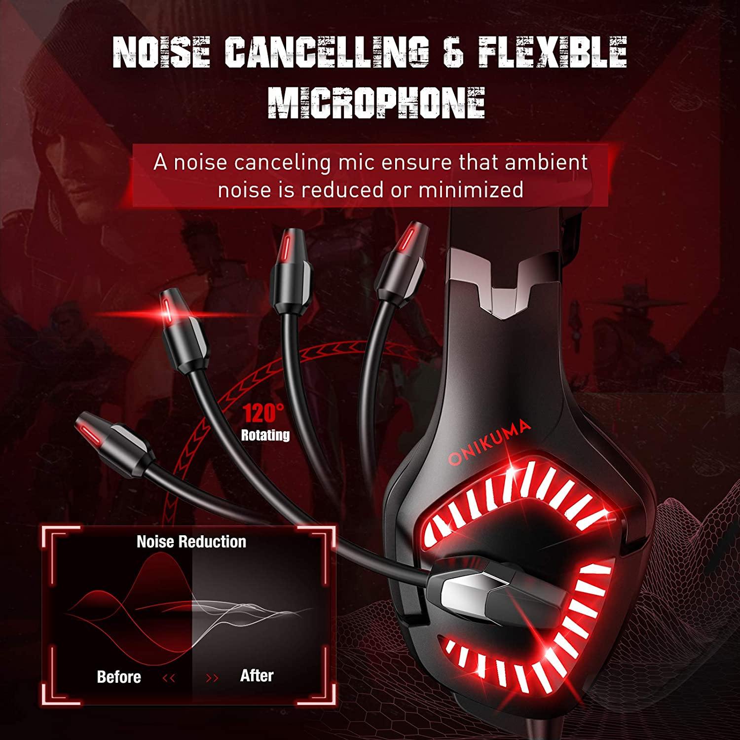 ONIKUMA Gaming Headset for PS5, PS4, Xbox Series X|S & Xbox One Games - JOY2ESpree