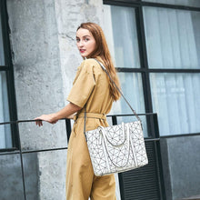 
                        
                          Load image into Gallery viewer, Women Fashion Handbags Wallet Tote Bag Shoulder Bag Top Handle Satchel Purse Set 4pcs
                        
                      