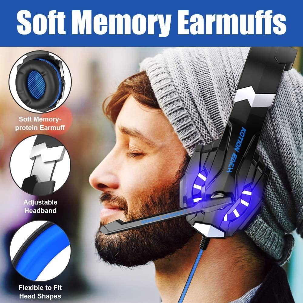 BENGOO G9000 Stereo Gaming Headset for PS4 PC Xbox One PS5 Controller - JOY2ESpree