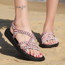 
                        
                          Muat gambar ke penampil Galeri, MEGNYA Women's Comfortable Walking Sandals with Arch Support Waterproof for Walking/Hiking/Travel/Wedding/Water Spot/Beach
                        
                      