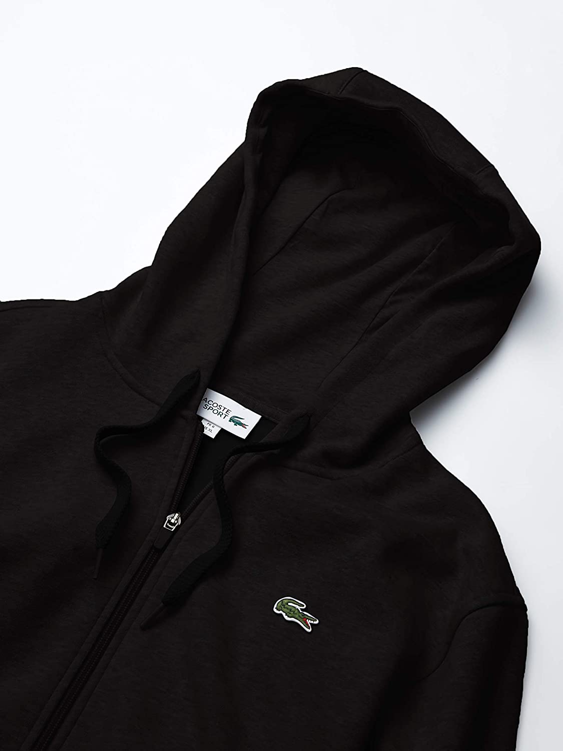 Lacoste Mens Sport Long Sleeve Fleece Full Zip Hoodie Sweatshirt