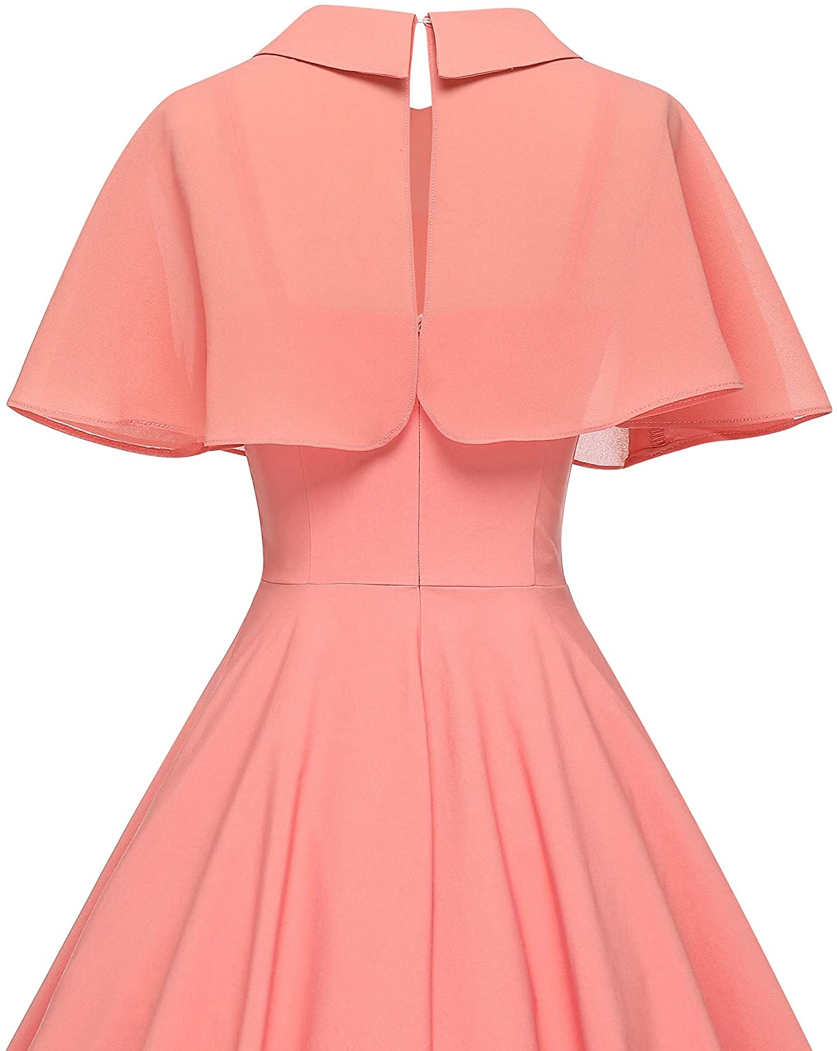 GownTown Women's 1950s Cloak Two-Piece Cocktail Dress