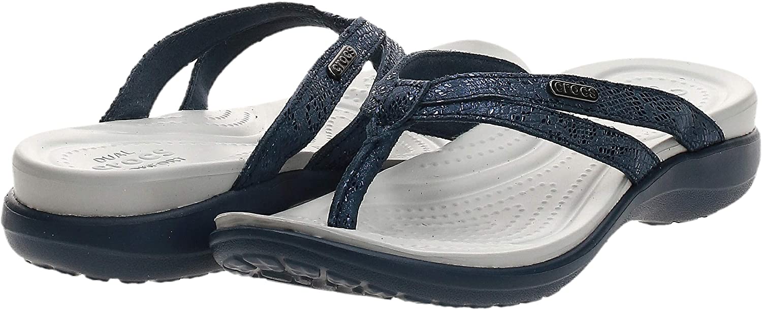 Crocs Women's Capri Strappy Flip Flop | Casual Comfortable Sandals