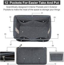 
                        
                          画像をギャラリービューアに読み込む, Purse Organizer Insert, Handbag &amp; Tote Organizer, Bag in Bag, Perfect for Speedy Neverfull and More
                        
                      