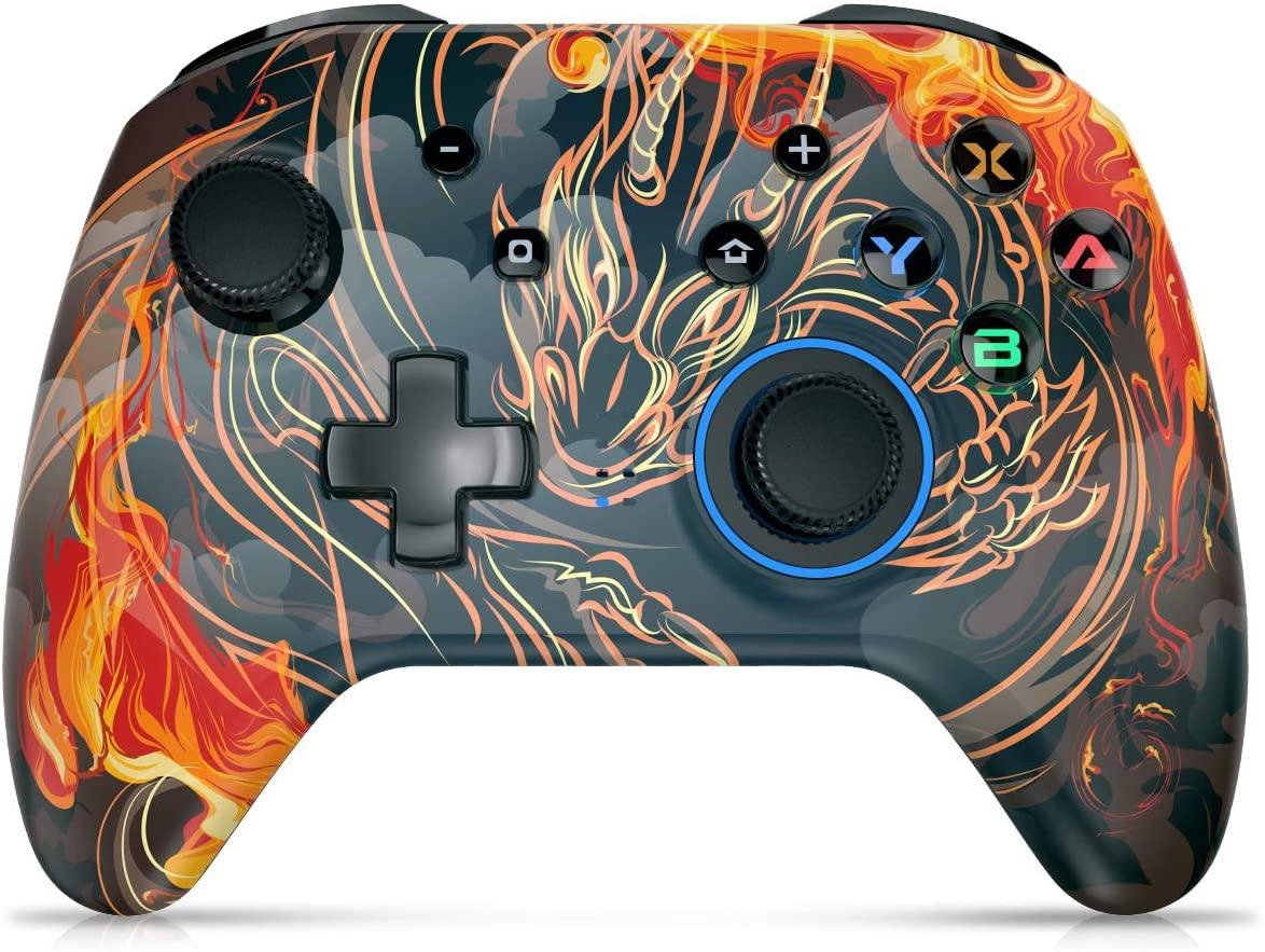 Wireless Controller for Nintendo Switch, Gamepad Joystick with Dual Vibration and Turbo for Switch, Pro, Windows XP/10/7/8/8.5 - JOY2ESpree