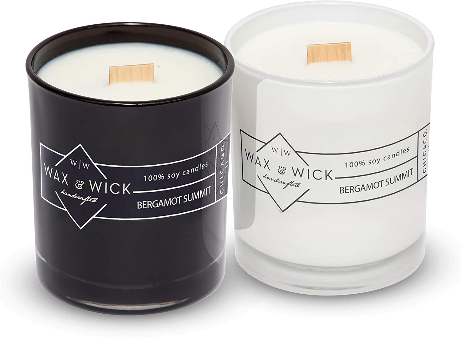Scented Soy Candle: 100% Pure Soy Wax with Wood Double Wick