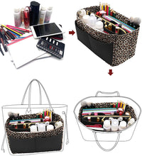
                        
                          Cargar imagen en el visor de la galería, Felt Purse Bag Organizer Insert with zipper Bag Tote Shaper Fit Speedy Neverfull MM GM
                        
                      
