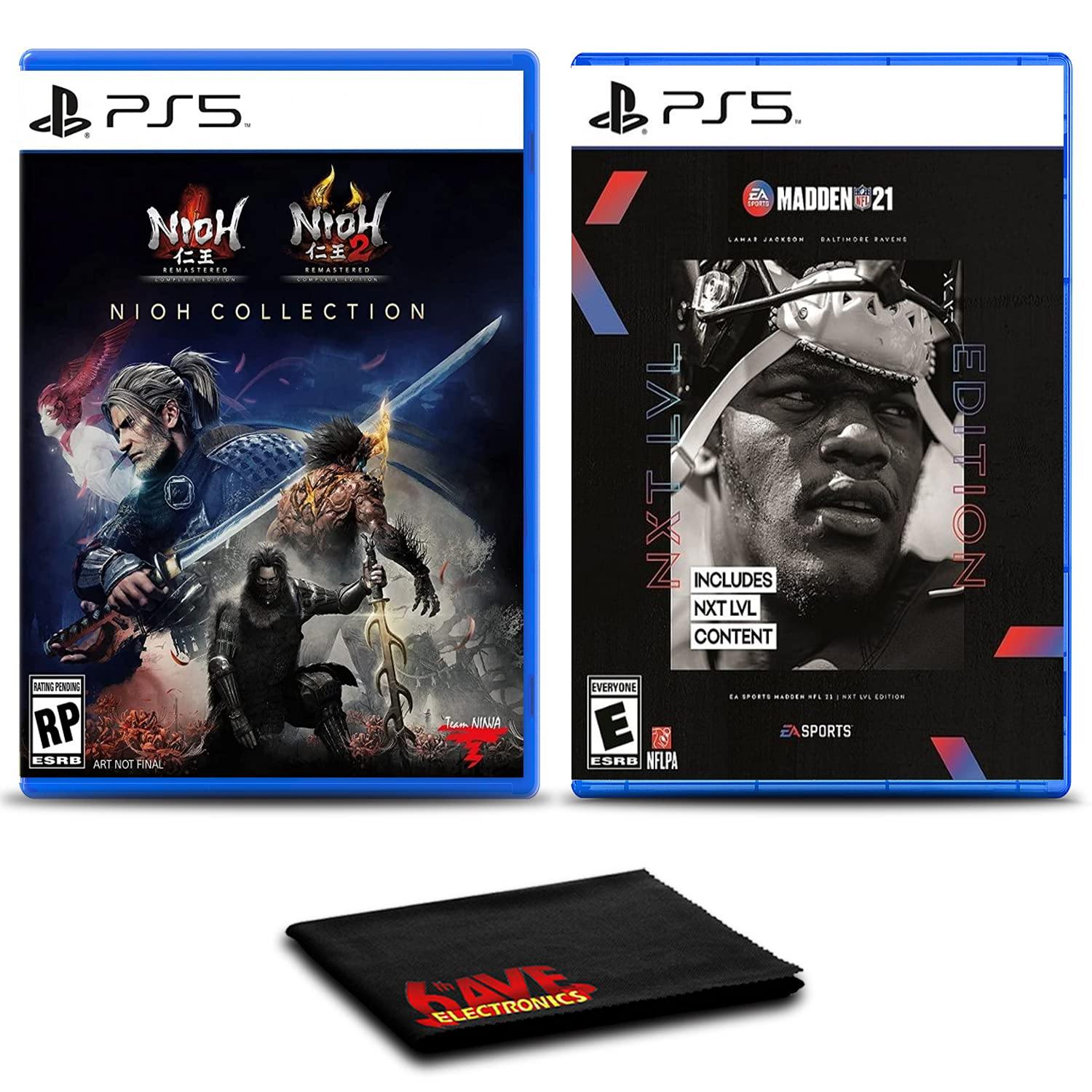 The Nioh Collection and Madden NFL 21 Next Level Edition - Two Pack Game Bundle For PlayStation 5 - JOY2ESpree