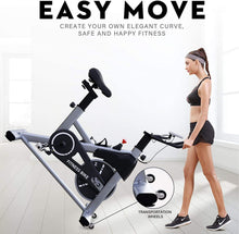
                        
                          Muat gambar ke penampil Galeri, HAPICHIL Exercise Bikes Indoor Cycling Stationary bike with 35lbs Flywheel - JOY2ESpree
                        
                      