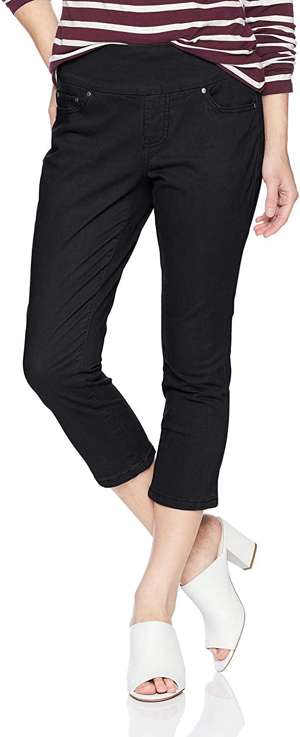 Jag Jeans Women's Petite Peri Straight Pull on Crop