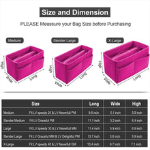 
                        
                          画像をギャラリービューアに読み込む, Purse Organizer Insert, Handbag &amp; Tote Organizer, Bag in Bag, Perfect for Speedy Neverfull and More
                        
                      