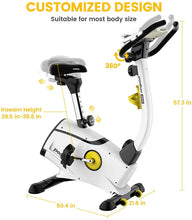 
                        
                          画像をギャラリービューアに読み込む, pooboo Exercise Bike Indoor Cycling Bike Magnetic Upright Stationary Bike Indoor Bicycle - JOY2ESpree
                        
                      