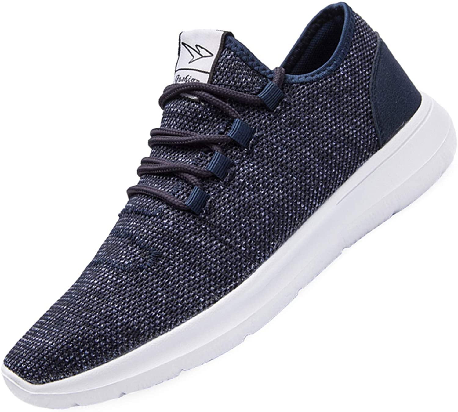 KEEZMZ Men's Running Shoes Fashion Breathable Sneakers Mesh Soft Sole Casual Athletic Lightweight