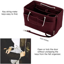 
                        
                          Cargar imagen en el visor de la galería, Purse Organizer, Multi-Pocket Felt Handbag Organizer, Purse Organizer Insert with Handles, Medium, Large, X-Large
                        
                      