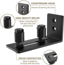 
                        
                          Load image into Gallery viewer, Homlux Heavy Duty Sliding Barn Door Floor Guide,Adjustable Roller,Wall Mount System,Flush Bottom Design,Floor and Door Panel Non-Damage(Floor Guide-3)
                        
                      