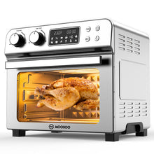 
                        
                          Muat gambar ke penampil Galeri, MOOSOO 10-in-1 Air Fryer Toaster Oven, 24 Quart/6 Slices Large Air Fryer Oven - JOY2ESpree
                        
                      