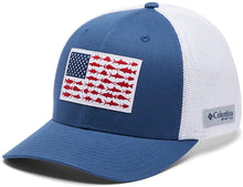 
                        
                          Muat gambar ke penampil Galeri, Columbia Unisex-Adult PFG Mesh Fish Flag Ball Cap
                        
                      
