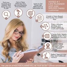 
                        
                          Cargar imagen en el visor de la galería, Law of Attraction Planner - Undated Deluxe Weekly, Monthly Planner
                        
                      