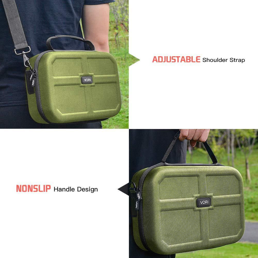 Carrying Case for Nintendo Switch, VORI Travel Games Storage Bag for Nintendo Switch Console & Accessories, Army Green - JOY2ESpree