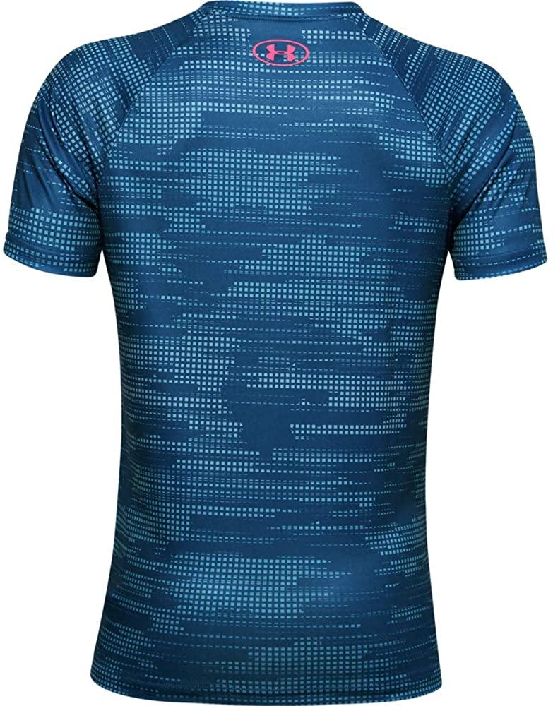 Under Armour Boys' Tech Big Logo Printed Short Sleeve Gym T-Shirt