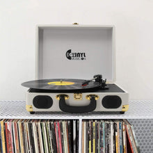 
                        
                          將圖片載入圖庫檢視器 Retro Record Player for 33/45/78 RPM Vinyl Records,Bluetooth Belt-Drive Turntable - JOY2ESpree
                        
                      
