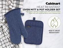 
                        
                          Muat gambar ke penampil Galeri, Cuisinart Chambray Neoprene Mini Oven Mitts, 2 Pack – Heat Resistant to 400 F . - JOY2ESpree
                        
                      