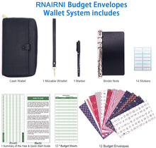 
                        
                          画像をギャラリービューアに読み込む, All-in-One Cash Envelopes Wallet Finances Organizer with 12 Budget Envelopes &amp; Budget Sheets
                        
                      