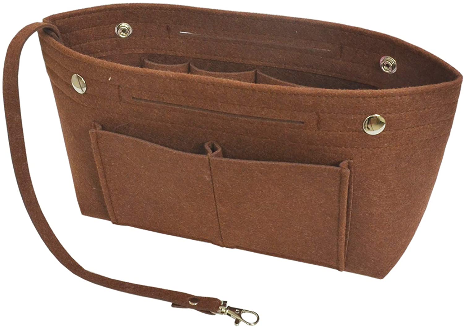 YIICOOLY Felt Tote Handbag Purse Organizer Insert Divider Shaper Bag in Bag