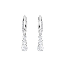 
                        
                          Cargar imagen en el visor de la galería, SWAROVSKI Women's Attract Trilogy Jewelry Collection, Rhodium Finish, Clear Crystals - JOY2ESpree
                        
                      