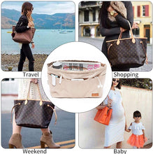
                        
                          Cargar imagen en el visor de la galería, iN. Purse Organizer Insert with zipper Nylon fabric for women Handbags &amp; Totebag
                        
                      