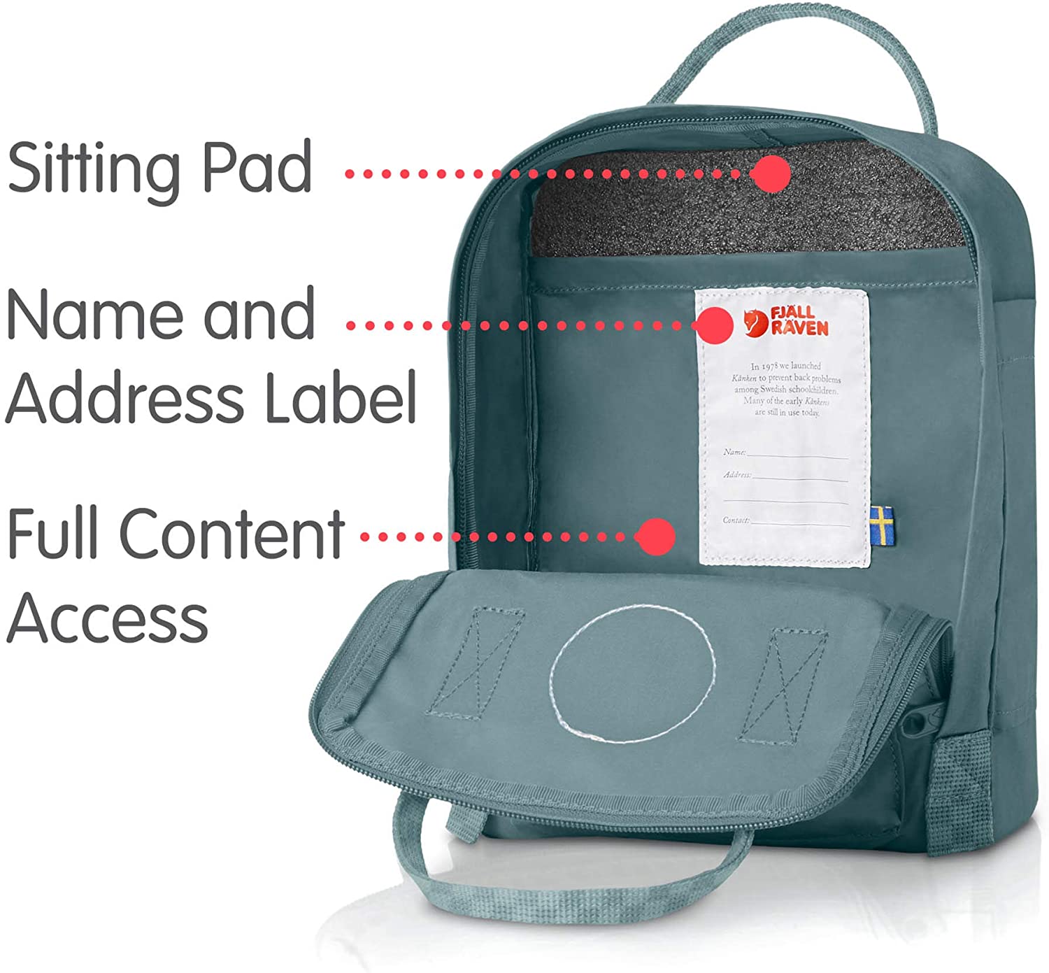 Fjallraven, Kanken Mini Classic Backpack for Everyday