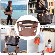 
                        
                          Cargar imagen en el visor de la galería, iN. Purse Organizer Insert with zipper Nylon fabric for women Handbags &amp; Totebag
                        
                      