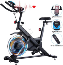 
                        
                          將圖片載入圖庫檢視器 FUNMILY Indoor Exercise Bike Stationary, 49LBS Cycling Bike with Heart Rate Monitor &amp; LCD Monitor - JOY2ESpree
                        
                      