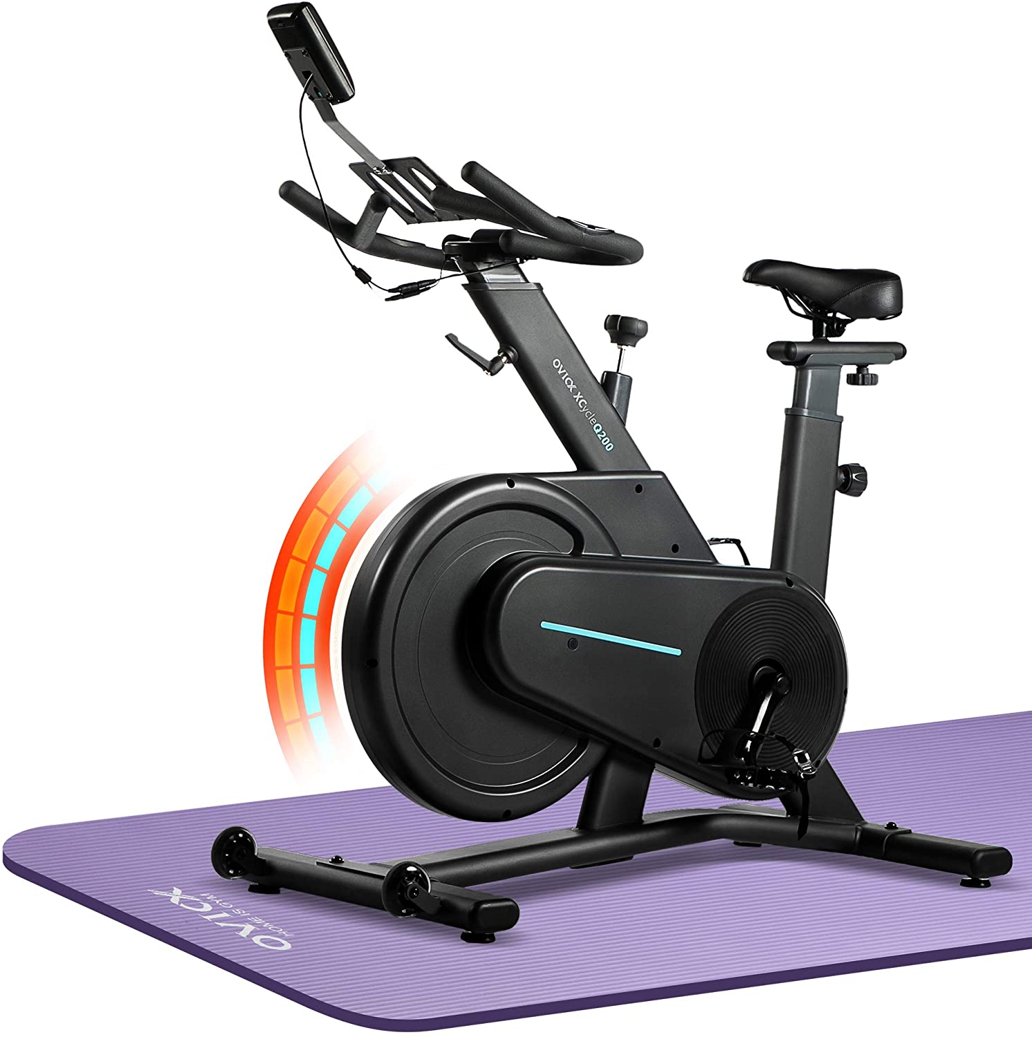 OVICX Magnetic Stationary Bike Belt Drive Indoor Cycling Workout Bike for home Gym - JOY2ESpree