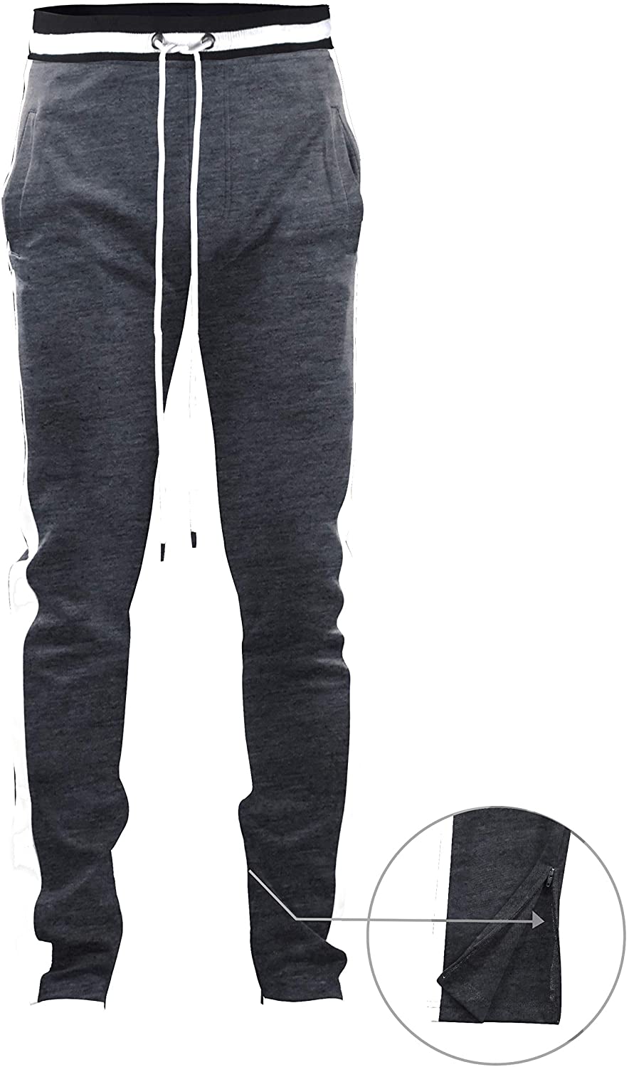 Screenshotbrand Mens Hip Hop Premium Slim Fit Track Pants