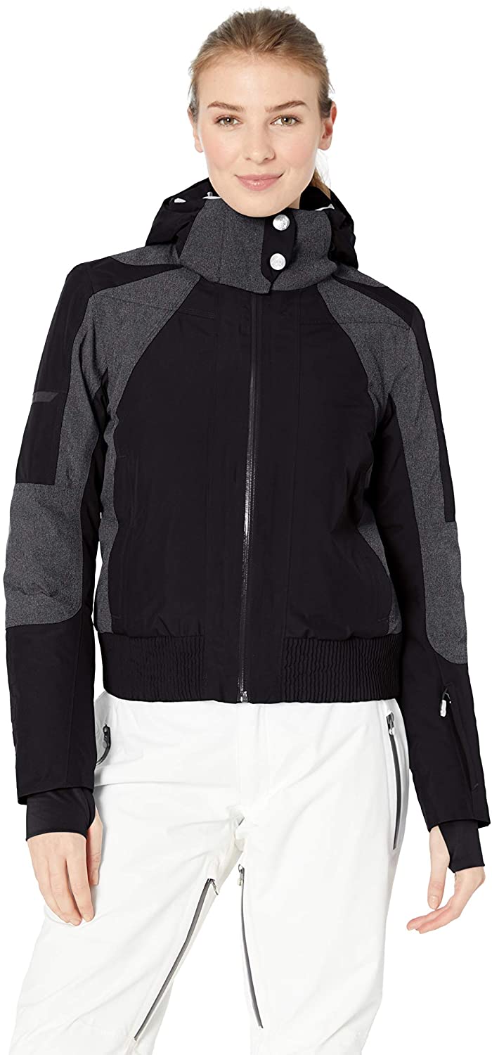 Spyder womens Women's Meribel Bomber Gore-tex Ski Jacket