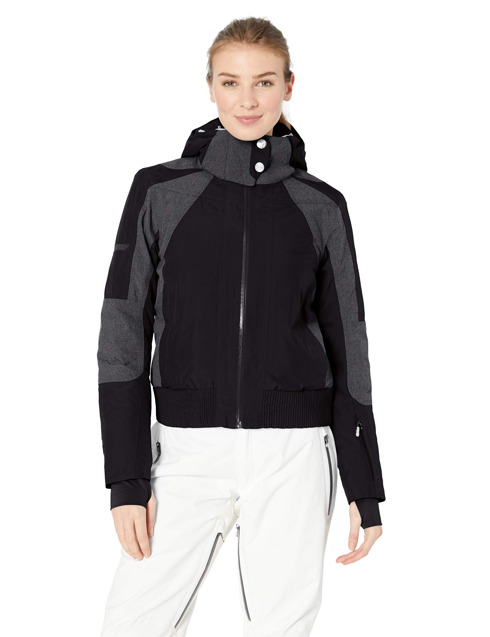 Spyder womens Women's Meribel Bomber Gore-tex Ski Jacket