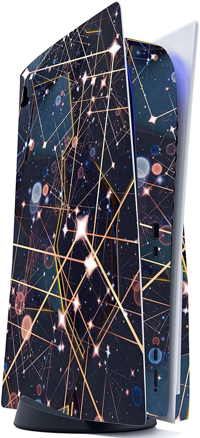 PlayVital Colorful Triangle Full Set Skin Decal for PS5 Console Disk Edition - JOY2ESpree