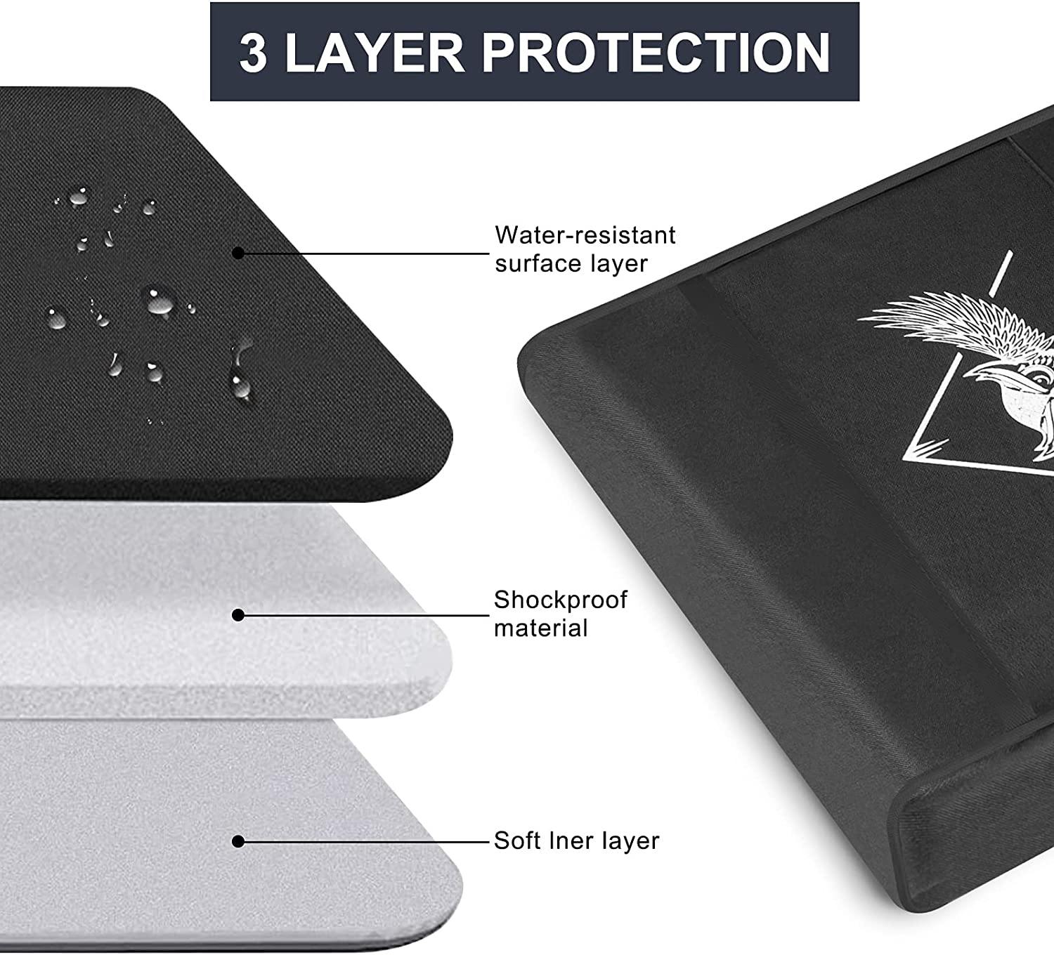Esimen Sleeve Protective Case Dust Cover for PS5 Console /Playstation 5 Digital Edition ,PS5 Controller Cover Compatible with 12 Game Disc Pockets - JOY2ESpree