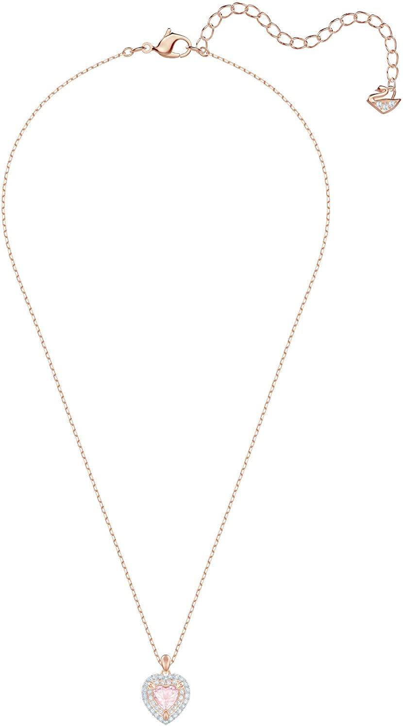 SWAROVSKI Women's One Heart Crystal Jewelry Collection, Rose Gold Tone Finish - JOY2ESpree
