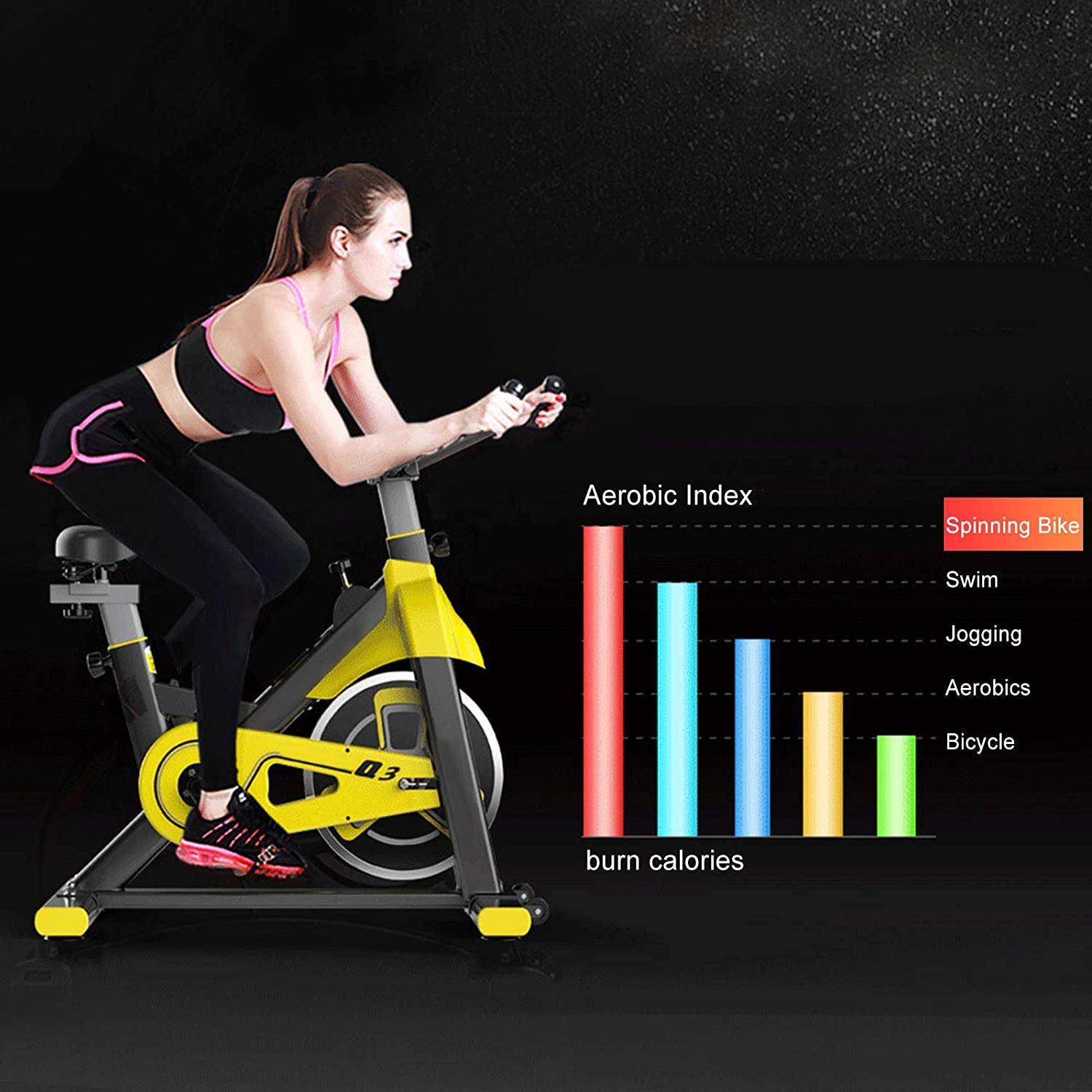 Indoor Cycling Bike Bicycle Fitness Gym Exercise Stationary Bikes Workout Home Indoor Sports - JOY2ESpree